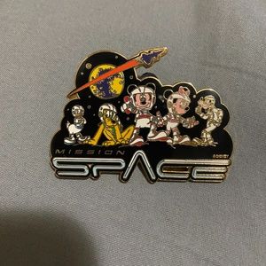 disney butter space enamel pin